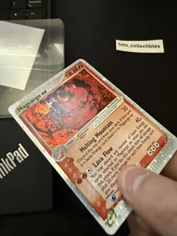 Pokemon TCG EX Dragon Magcargo EX Holo Rare Card 95/97 LP/! - Image 2