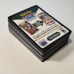 100 Code Cards Pokemon TCG Live Code Cards - Image 1