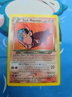 Pokemon Dark Magcargo TCG Card Neo Destiny 18/105 - Image 1