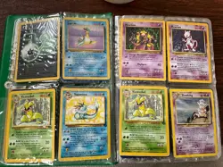 Pokemon 200+ Pokemon TCG Trading Cards Collection with binder 1999-2000 - Image 3