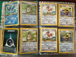 Pokemon 200+ Pokemon TCG Trading Cards Collection with binder 1999-2000 - Image 5