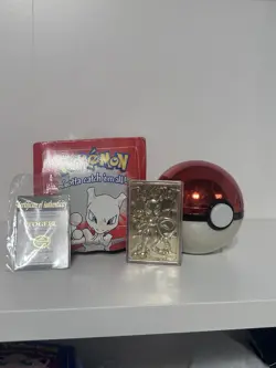 Two 1999 Pokemon 23K Burger King gold plated trading card Mewtwo PoliWhirl - Image 3