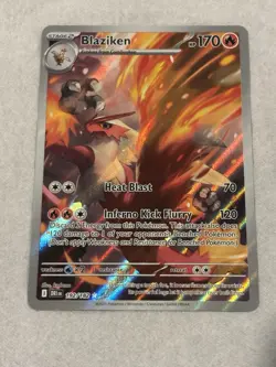 Pokemon TCG Blaziken 192/182 Destined Rivals Illustration Rare Card NM - Image 3