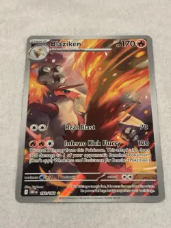 Pokemon TCG Blaziken 192/182 Destined Rivals Illustration Rare Card NM - Image 4