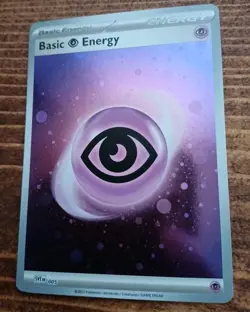 New Pokemon 151 Trading Card Basic Psychic Energy Holo - Image 1