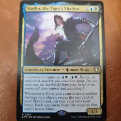 Commander Magic Deck with 100 MTG Cards - **Yuriko, the Tiger's Shadow NINJAS** - Image 1
