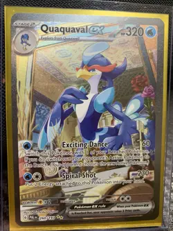 Quaquaval EX 260/193 Sv02 Paldea Evolved Special Illustration Rare Holo Card - Image 1