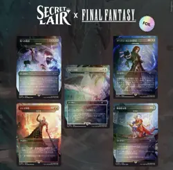 MTG Secret Lair Final Fantasy Game Over Foil Set Japanese Unopened Rare - Image 2