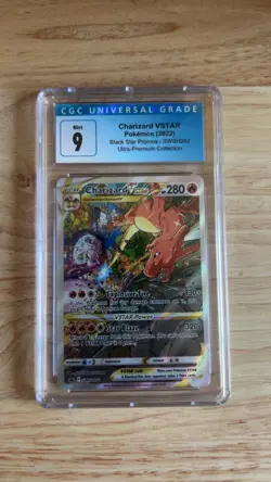 Pokemon Charizard VSTAR SWSH262 SWSH Promo Holo Card CGC 9 2022 - Image 1