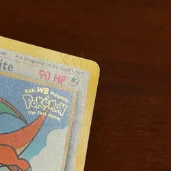 Dragonite 5 WB Movie WOTC Black Star Promo Pokemon Card DMG - Image 3