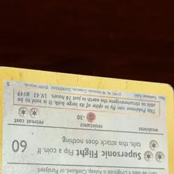 Dragonite 5 WB Movie WOTC Black Star Promo Pokemon Card DMG - Image 4