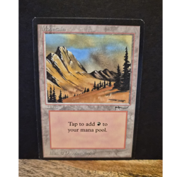 Mountain Land Red Douglas Arabian Nights Magic the Gathering MTG - Image 1