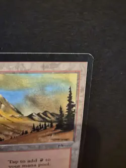 Mountain Land Red Douglas Arabian Nights Magic the Gathering MTG - Image 2