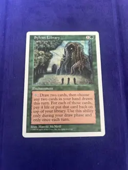Sylvan Library MTG Core Set 5th Edition - Image 1