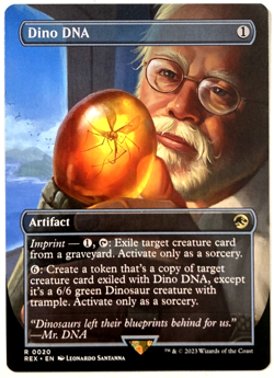 MTG Dino DNA BORDERLESS Universes Beyond: Jurassic World Collection 0020 NM - Image 1