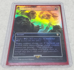 MTG Galadriel's Dismissal Borderless Foil Lord Of The Rings (Lightly Played) - Image 1
