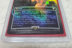 MTG Galadriel's Dismissal Borderless Foil Lord Of The Rings (Lightly Played) - Image 2