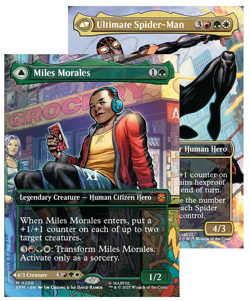 MTG Borderless Marvel's Spider-Man SPM Miles Morales - Ultimate Spider-Man MINT - Image 1