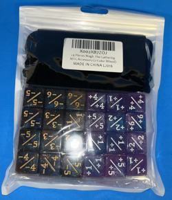 Magic the Gathering - Glitter Sparkle Counter Dice - 24 Pieces - MTG 2 colors - Image 1