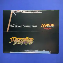 Magic The Gathering Mercadian Masques 1999 Fold Out Promo Poster Flier 11x17 MTG - Image 3