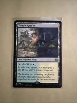 MTG Temple Garden ECL 0268 R NM Regular - Image 2