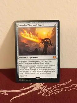 Sword of War and Peace 300/332 | Double Masters | MTG | Lightly Played - Image 1