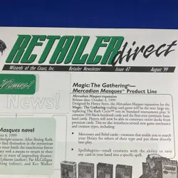 Wizards of the Coast, Inc Retailer Direct Newsletter #47 August 1999 MTG TCG D&D - Image 2