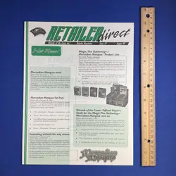 Wizards of the Coast, Inc Retailer Direct Newsletter #47 August 1999 MTG TCG D&D - Image 3