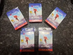 5x MTG Sealed Avatar Play Pack (3 Packs + Promo) - Image 1
