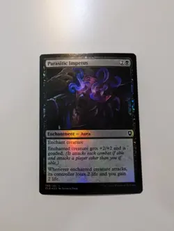 MTG - Parasitic Impetus (Foil) - Baldur's Gate NM/M Condition - Image 1