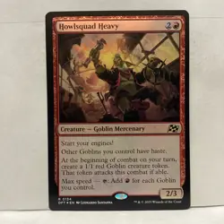 MTG Howlsquad Heavy Magic: The Gathering Aetherdrift Foil Rare #0134 - Image 1