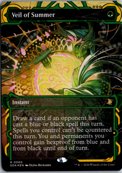Veil of Summer R Secrets of Strixhaven: Mystical Archive 60 NM Foil Magic - Image 1