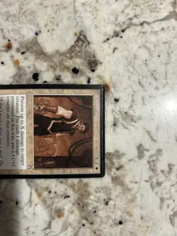 Mtg Crimped Temper - Magic the Gathering Stronghold Crimped Card Temper HP - Image 2