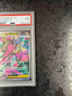 2025 POKEMON MEGA EVOLUTION EN MEGA MAWILE EX ULTRA RARE #162 MINT 💎 PSA 9 - Image 2