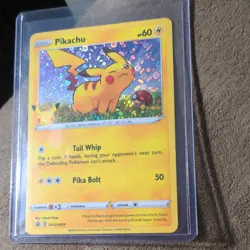 Pokemon TCG Pikachu SWSH039 Promo Holo 60 HP English 2020 Basic Sword & Shield - Image 1