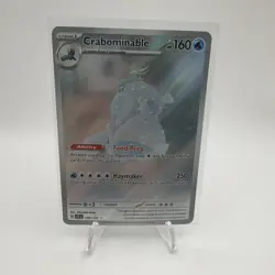 The Pokemon Company Crabominable Illustration Rare Holo SV07 149/142 English 16… - Image 1