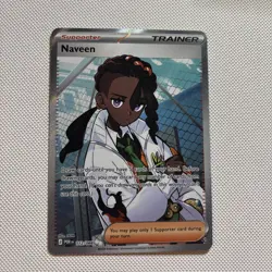 Pokemon TCG Naveen 112/088 Trainer-Supporter Full Art Holo Perfect Order MINT - Image 1