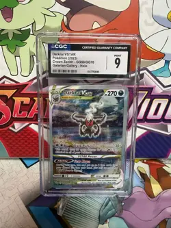 CGC 9 Darkrai VSTAR GG50/GG70 Galarian Gallery - Crown Zenith - Pokemon TCG - Image 1