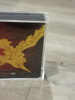 SEALED Pokemon Team Rocket's Moltres ex Ultra Premium Collection Box W/ Acrylic - Image 4