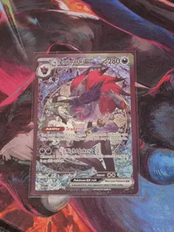 Pokemon TCG N's Zoroark Ex SIR 286/217 Ascended Heroes English NM - Image 1