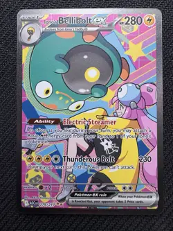 Pokemon Ascended Heroes Ionos Bellibolt ex 279/217 Special Illustration Rare SIR - Image 1