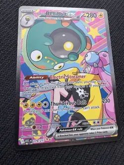 Pokemon Ascended Heroes Ionos Bellibolt ex 279/217 Special Illustration Rare SIR - Image 2