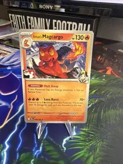 Ethan's Magcargo Pokemon Prize Pack Series 8 Promo Pokemon Card - Image 1