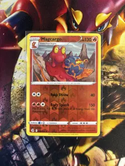 Reverse Holo Magcargo 035/264 Fusion Strike Uncommon Pokemon TCG - Image 3