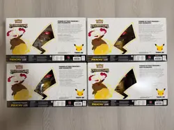 Pokemon TCG Celebrations Pikachu VMAX Premium Figure Collection Box X4 LOT - Image 2