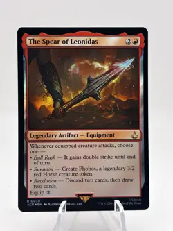 The Spear of Leonidas 0038 Foil Universes Beyond: Assassin's Creed ACR MTG NM - Image 1