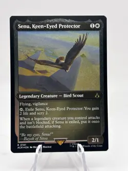Senu, Keen-Eyed Protector 0181 Foil Etched Assassin's Creed ACR MTG NM - Image 1