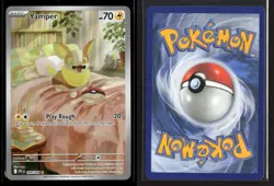 Yamper 099/094 Illustration Rare Phantasmal Flames Pokemon NM/M - Image 3