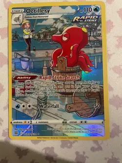 Octillery TG03/TG30 Swsh09: Brilliant Stars Trainer Gallery Holo POKEMON TCG [NM - Image 1