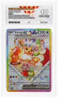 Pokemon TCG Prismatic Evolutions Eevee Black Star Promo SVP 174 Ace 10 - Image 1